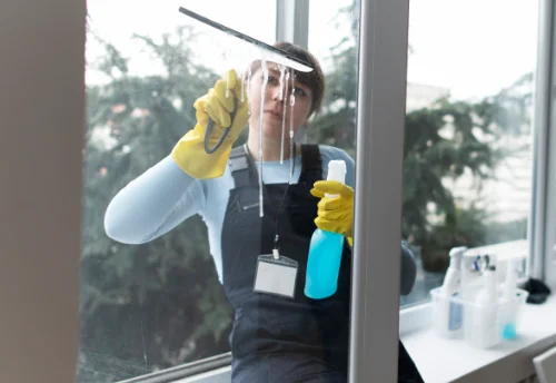 Nettoyage de vitres intérieures et extérieures à Saint-Pierre-Chérignat